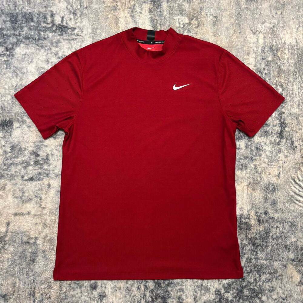 Nike Tiger Woods TW Red Dri-FIT Golf T-Shirt Men’s Large